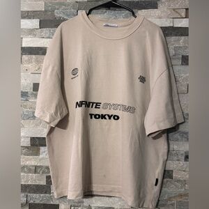 Zara Cream Tokyo Tshirt (Large)